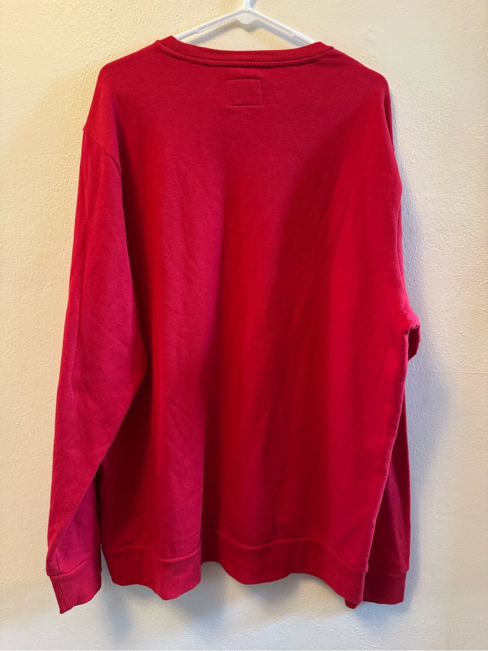 Old Navy Christmas Beer Graphic Sweatshirt XXL Tall Red Funny Holiday Hoppy New - Picture 2 of 8
